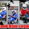 Bank blue coupe
