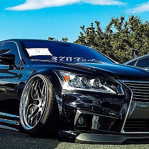 (4K)LEXUS LS460 VIP style modified レクサスLS460 カスタム - ドレフェス関西2020