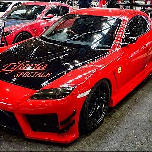 (4K)TIFARIA MAZDA RX-8 modified マツダRX-8カスタム - 名古屋オートトレンド2018