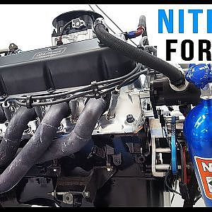 Nitrous Ford V8 engine dyno