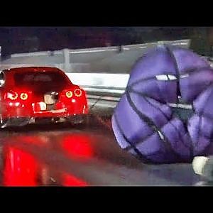 We found the Fastest GTR in the WORLD! (wItH a PaRacHuTe)