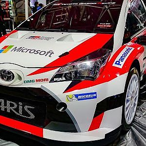 (HD)TOYOTA YARIS WRC 2017 gazoo racing トヨタ・ヤリスWRC 2017年FIA世界ラリー選手権参戦車両- 東京オートサロン2017 - YouTube