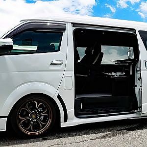 (4K)GR8 STYLE TOYOTA HIACE LUXURY INTERIOR GR8スタイル ラグジュアリー内装のハイエースカスタム - SBM大阪2018