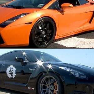 Epic Battle - 1500hp GT-R vs 1600hp Lambo - YouTube