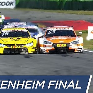 Brilliant side by side fight: Glock vs Green - DTM Hockenheimring Final 2017