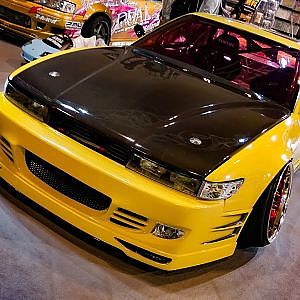 (HD)NISSAN SILVIA S13 custom 日産シルビアQs13カスタム - 名古屋オートトレンド2017