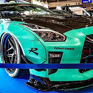 (4K)LB-works x Rohana NISSAN GT-R R35 Forged RFG11 20 - TOKYO AUTO SALON 2020
