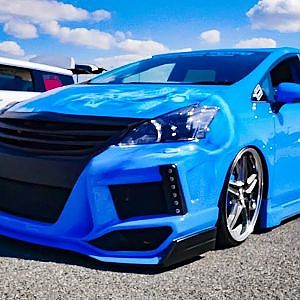 (4K)NEWING TOYOTA PRIUSα modified プリウスαカスタム - スーパーカーニバル2017