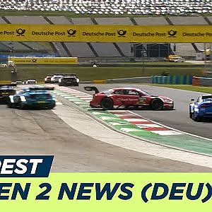 Rutschiges Rennen mit Überraschungs-Sieger - News Rennen 2 - DTM Budapest 2018