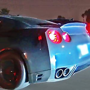 L.A. Street Racing - GTR vs CTS-V vs Vettes vs Supra