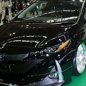 (4K)T-DEMAND TOYOTA PRIUS PHV VIPSTYLE Tデマンド プリウスPHVカスタム - 大阪オートメッセ2018