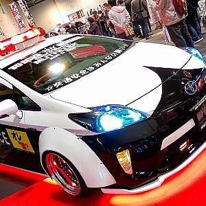 (HD)TOYOTA PRIUS POLICECAR VIP STYLE custom プリウス・パトカー仕様 - 名古屋オートトレンド2017