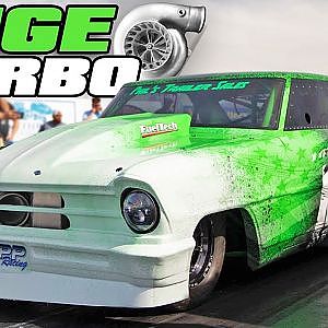 His turbo is BIGGER than Larry Larson’s 136mm?!