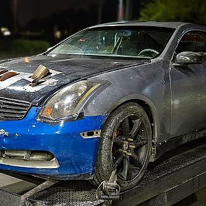 Ratchet turbo G35 calls out GODZILLA on the streets!