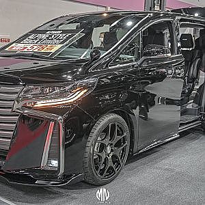 ALPINE STYLE ALPHARD BLACK LIMITED OAM2022 - アルパインスタイル アルファード ブラックリミテッド 大阪オートメッセ2022