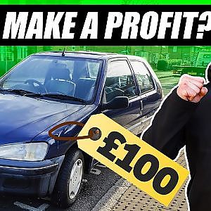Can I Turn A £100 Car Into BIG Profit?