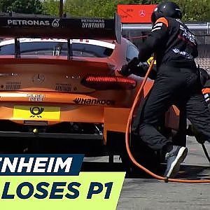 Lucas Auer loses P1 after Pit Stop - DTM Hockenheim 2018