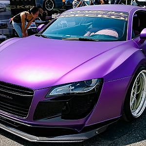 (HD)GARAGEILL AUDI R8 monster machine ガレージイル・アウディR8カスタム - スーパーカーニバル2017・お台場