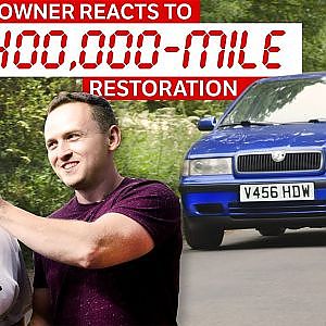 Previous Owner Reacts To The Restoration Of His Old Car