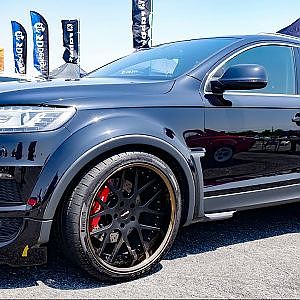 (4K)GARAGE ILL GECKO AUDI Q7 modified ガレージイル・アウディQ7カスタム - スーパーカーニバル2017・舞洲
