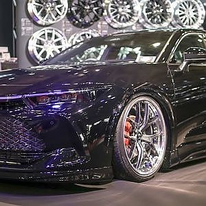 AIMGAIN CROWN CROSSOVER bodykit エイムゲイン 純VIP EXE クラウンクロスオーバー カスタム - TAS2023 東京オートサロン2023