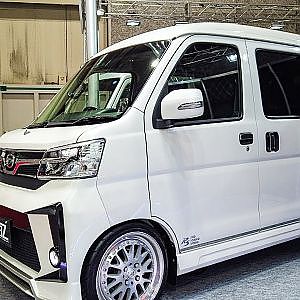 (4K)REIZ DAIHATSU HIJET CARGO modified ライツ ダイハツ ハイゼットカーゴ カスタム 軽バン - OSAKA AUTO MESSE 2020