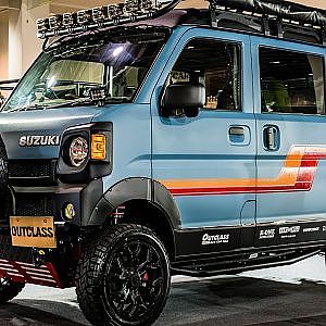 OUTCLASSCARS SUZUKI EVERY DA17V LiftUp アウトクラスカーズ スズキ エヴリィ カスタム リフトアップ - 大阪モビリティショー