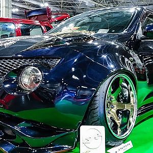 (4K)VIVID LUSTER NISSAN monster JUKE modified 日産ジューク カスタム - OSAKA AUTO MESSE 2020