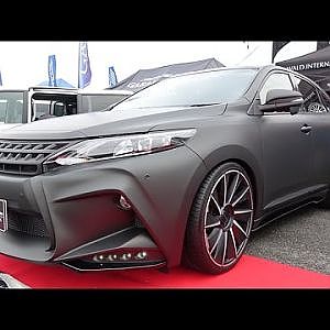(4K)WALD 60 HARRIER 2015 SPORTS LINE トヨタ・ハリアーカスタム - スーパーカーニバル2015 - YouTube
