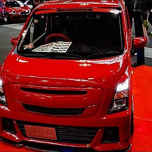 (4K)SHO PRODUCE  SUZUKI WAGON-R STINGRAY bodykit 翔プロデュース スズキ スティングレーワゴンRカスタム - 名古屋オートトレンド2018