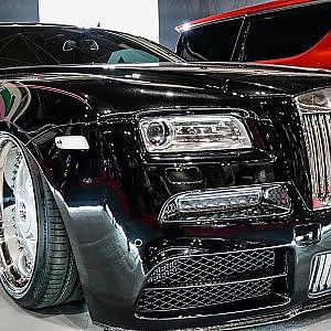 (4K)NIZO-LOW ROLLS ROYCE WRAITH VIPSTYLE ニゾロー ロールスロイス レイス カスタム - OSAKA AUTO MESSE 2020