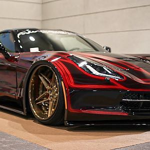FORTE CORVETT C7 フォルテ コルベット C7 カスタム OSAKA AUTO MESSE 2023 OAM2023 - 大阪オートメッセ2023