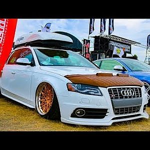 (HD)Audi S4 Avant modified アウディS4アバント  - スタンスネイション大阪2017