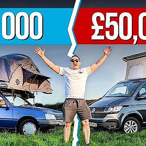 £1000 Camping Car Vs £50,000 Camper Van!