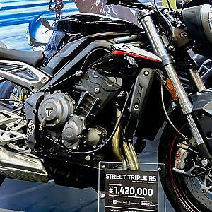 (4K)TRIUMPH new Street Triple RS 2017 トライアンフ・新型ストリートトリプルRS - 大阪モーターサイクルショー2017