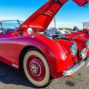 (4K)Jaguar ClassicCar RetroCar ジャガー クラシックカー - 昭和レトロカー万博2020