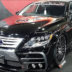 (4K)K-BREAK LEXUS LS600h modified Kブレイク レクサスLS600ｈ - 大阪オートメッセ2018