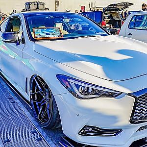 (4K)INFINITI Q60 JDM インフィニティ Q60 カスタム スタンスネーション群馬 - STANCENATION GUNMA 2020