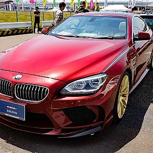 (HD)BMW 640i Gran Coupe modified BMW 6シリーズカスタム - スーパーカーニバル2017・お台場