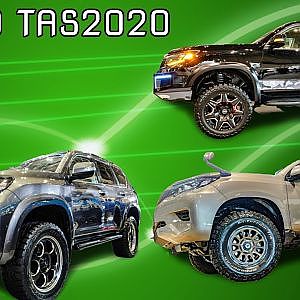 (4K)TOYOTA LANDCRUISER PRADO bodykit TAS2020 - 東京オートサロン2020 ランクルプラド カスタムが集結