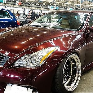 (4K)INFINITI G37 VIPCAR インフィニティカスタム ローダウン - NAGOYA AUTO TREND 2019