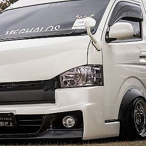 WIDE & LOW style TOYOTA HIACE ワイド＆ロー スタイル ハイエース カスタム- ドレフェス関西2021