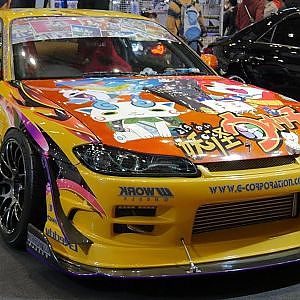 (HD)NISSAN S15 SILVIA Yo-kai Watch ITASHA 痛車・妖怪ウォッチシルビア - 東京オートサロン2017 - YouTube