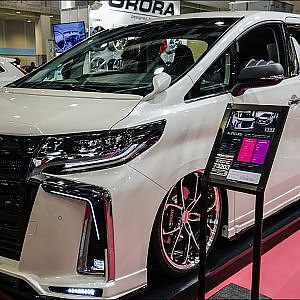 (4K)M'z SPEED ZEUS ALPHARD bodykit エムズスピード 30系アルファードカスタム - OSAKA AUTO MESSE 2019