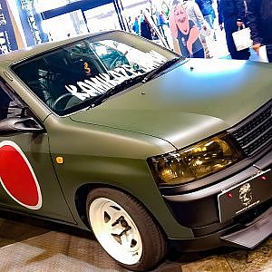 (HD)TOYOTA PROBOX NCP50 modified トヨタ・プロボックス・エアロカスタム - 名古屋オートトレンド2017